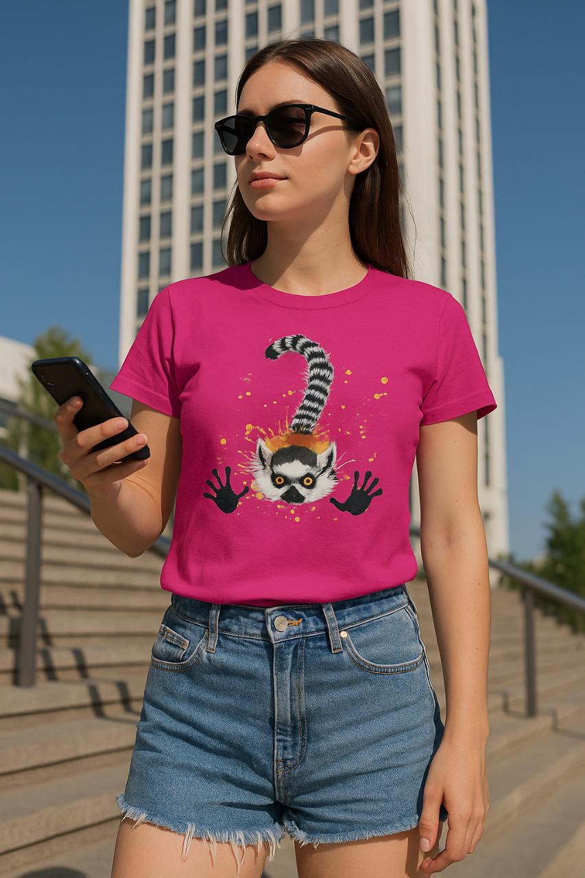 Playful Lemur T Shirt