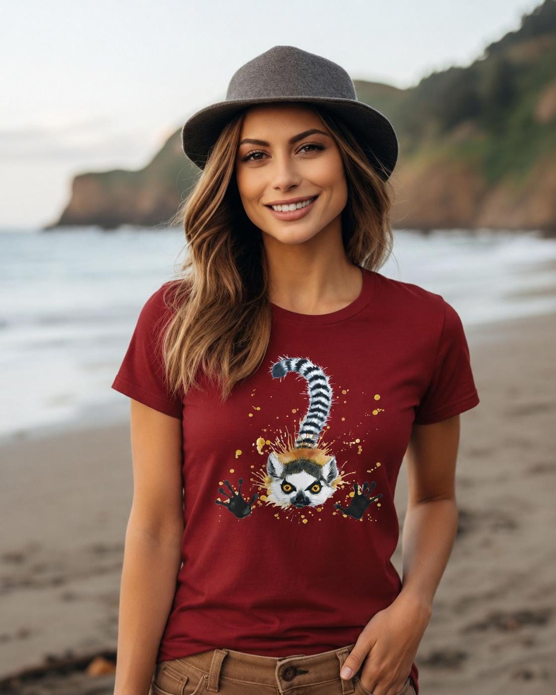 Playful Lemur T Shirt